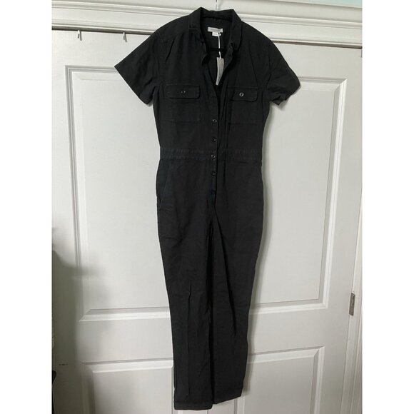 NWT Outerknown Black Jumpsuit Womens XS Utility One Piece - Picture 2 of 11